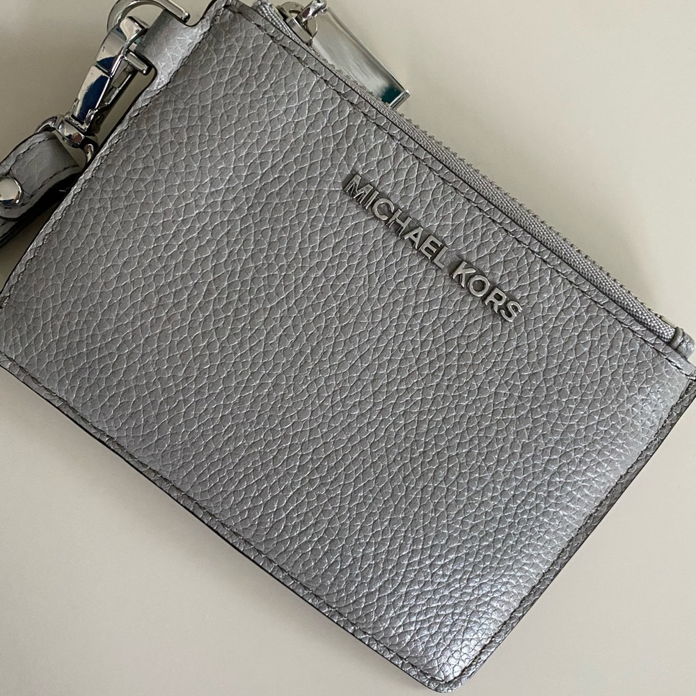 Michael Kors Mercer Pebble Leather Coin Purse